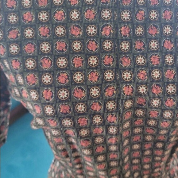 Vintage 1960. Handmade cotton corduroy, dress. 8 US. - Picture 5 of 8